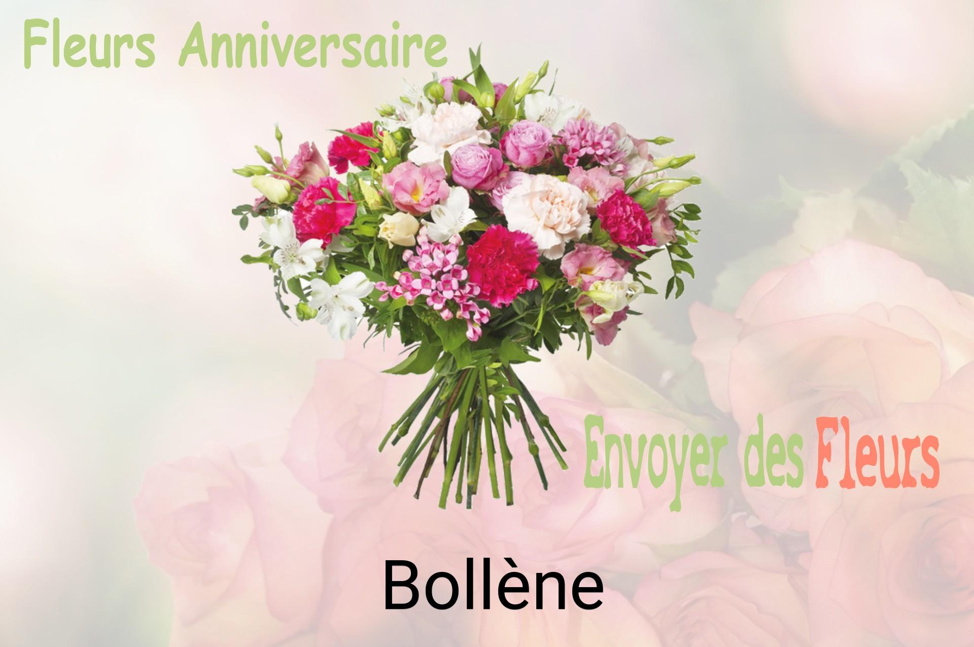 Bouquet de fleurs d’anniversaire livré à Bollène