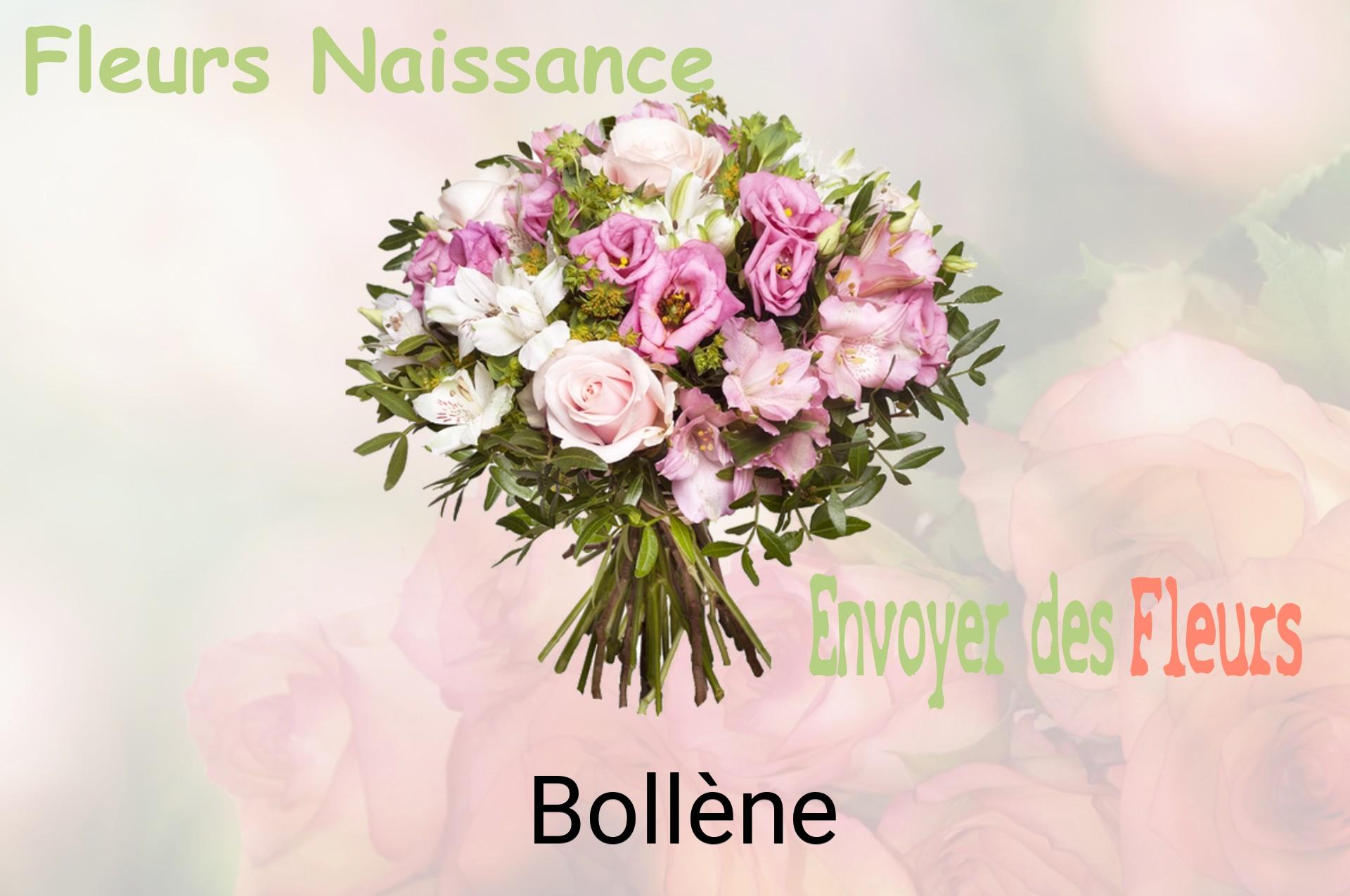 Bouquet de fleurs de naissance livré à Bollène